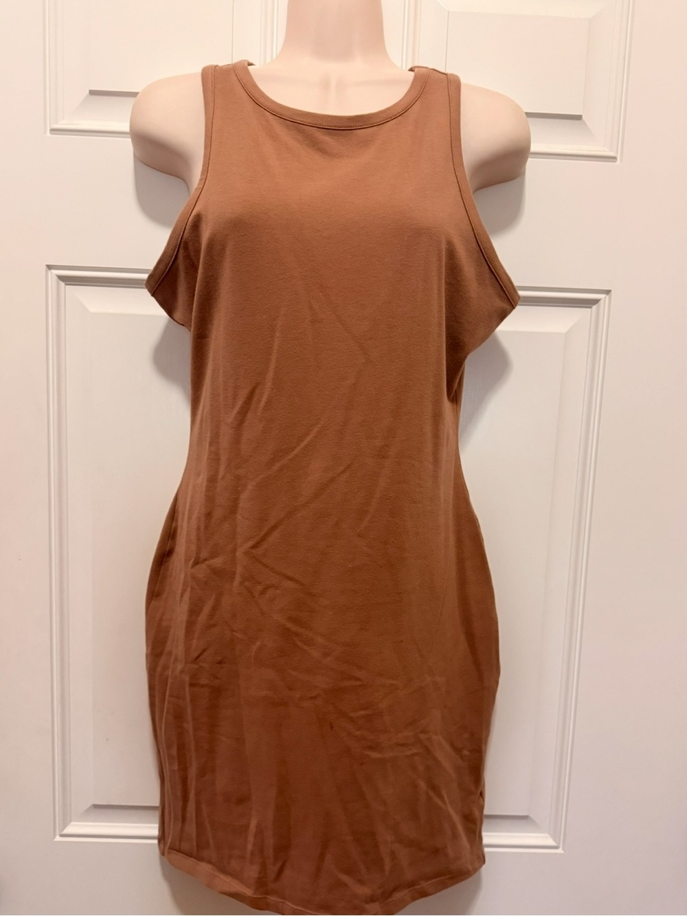 Wild Fable Sleeveless Bodycon Dress- Tan, XL
